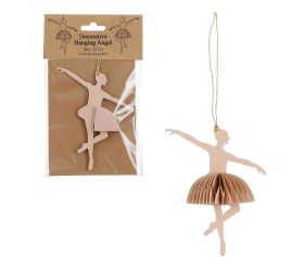 Balerína ornament ružová - v11,5xh12cm