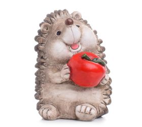 Ježko s jabĺčkom poly 10*10.5*14