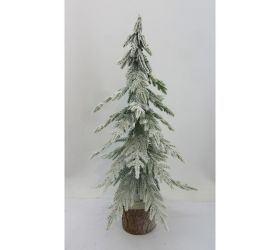 Umělý stromeček na pni osnež.41 cm