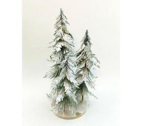 Umelé stromčeky na stojane osnež.  50cm