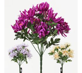 Kytica chryzantéma ks 36cm mix 3far. lila/cream/purpu.