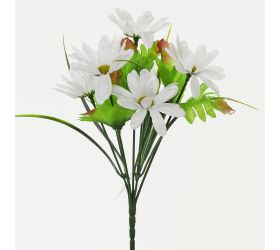 Kytica margareta 30cm biela