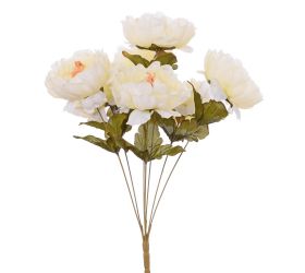 Kytica pivonia krém 45cm