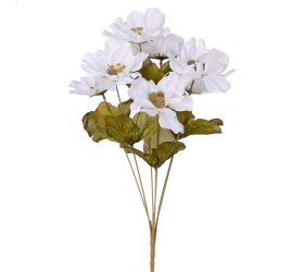 Kytica anemone 45cm biela