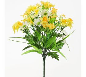 Kytica jarná narcis+margaréty  40cm super cena