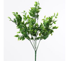 Zápich lístky zelené 47cm