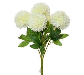 Kytica chryza.x5 biela 45cm
