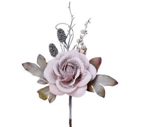 Ks ruža+vetvička osnež. st.ruž.