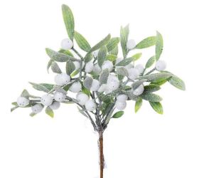 Zápich imelo +biele bob. 23cm