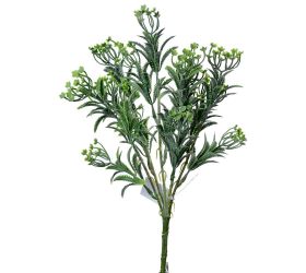 Zápich kvietky zelené 36cm