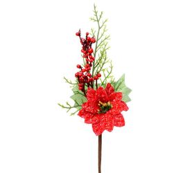 Zápich poinsetia šípky 20cm