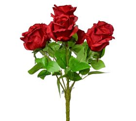 Kytica ruža červ 45cm