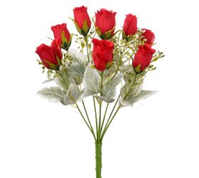 Kytica ruža červená 39cm