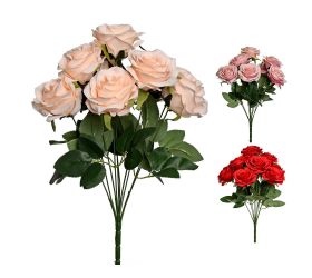 Kytica ruža x10 mix3f 43cm