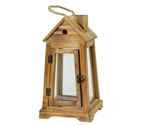 393fl/s lampáš drevo hnedá s 16,5x15,5x36cm