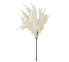 Zápich tráva 32cm biela