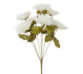 Kytica chryzantéma 45cm biela