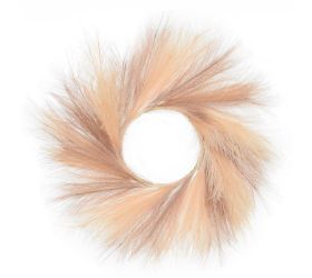 Veniec dekor natural tráva 18cm