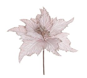 Vian. ruža/poinsetia ružová 29cm