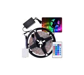 Rgb led pásik + diaľkové ovládanie vodotesné 5m