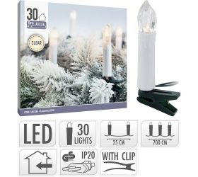 Led svetielka /30 sviiečok/ w,ind