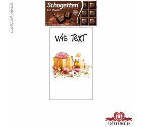 Schogetten čokoláda k Vianociam - Vianočné darčeky s guľami