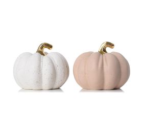 Tekvieca s listom porcelán mix3 13.1*12.5*10.6cm