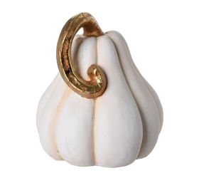 Tekvica biela keramika 14.5*14*16.5cm