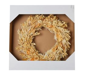 Veniec sušina krém/biely 50cm