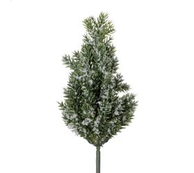 Zápich stromček osnežený bal/12 15cm