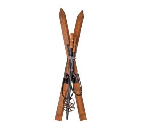 Lyžiarsky set dekor drevo 5.5*5.5*90cm