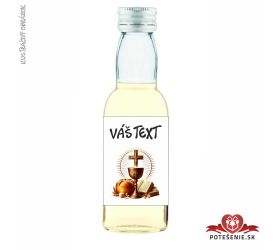 Mini fľaštička alkoholu na prijímanie/birmovku