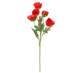 Kytica maky x5 červená 50cm