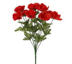 Kytica maky červené x10 41cm