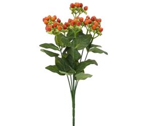 Kytica jahodky x7 červená 32cm