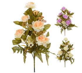 Kytica ruža margaréta mix 3f 56cm