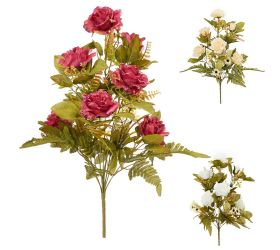 Kytica ruža margaréta mix 3f 56cm