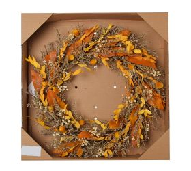 Veniec suš. jes, bodl.,gyps.,limo,listy, žl/or/kr/hne 46cm