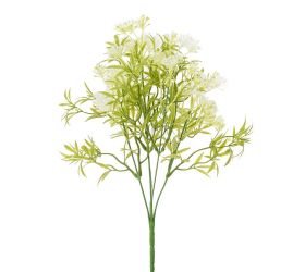 Zeleň biele kvietky 28m