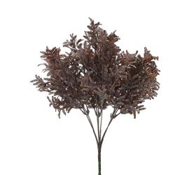 Zeleň drob. lístky tm. hnedá 35cm