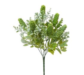 Zeleň sukulent zel-biela, drob. lístky 33cm