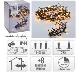 Led700 svetielka micro 14m /elek./ww/ out,ind/timer/8fun//ax8560120