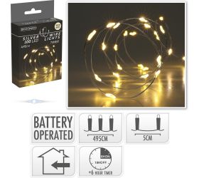 Led100 na drôtiku/bater./ww/ind/timer//ax9731130