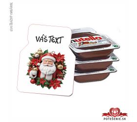 Mini Nutella na Mikuláša – Darček pre hostí s personalizovanou grafikou - Mikuláš - Vianočné gule