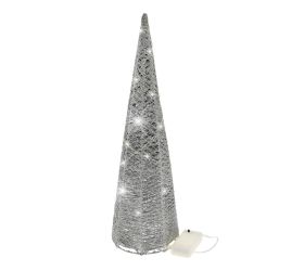 340fl/s strom kužel led strieborný s 12x12x40cm