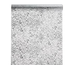 Organza lesklá 39x10 bielo-strieb.