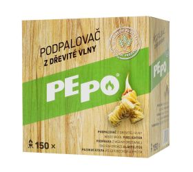 Pe-po podpaľovač z drev.vlny 150 ks