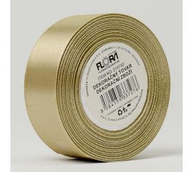 Stuha satén champ. 25mm 15m