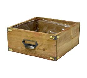 403fl/s debnička šuflík drevo hnedý l 21x21x9,5cm