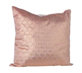 Vankúš vz. antik ruž/zla. šamp zam/textil 43*43cm 350g náplň